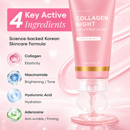 Collagen Overnight Peel-Off Mask – Deep Hydration for Glass Skin