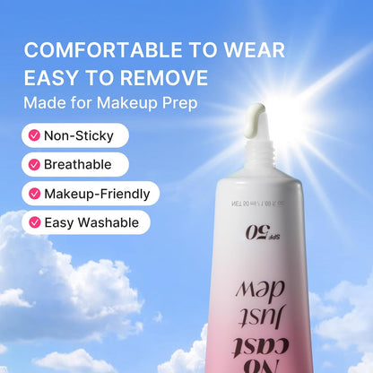 Korean PDRN Dewy Sun Serum SPF 50 – Hydrating, Cooling & No White Cast