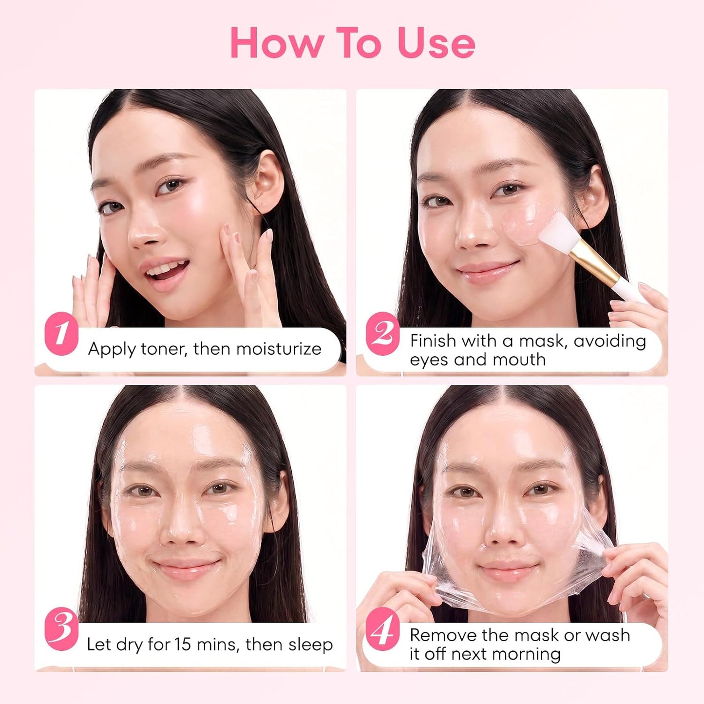 Collagen Overnight Peel-Off Mask – Deep Hydration for Glass Skin