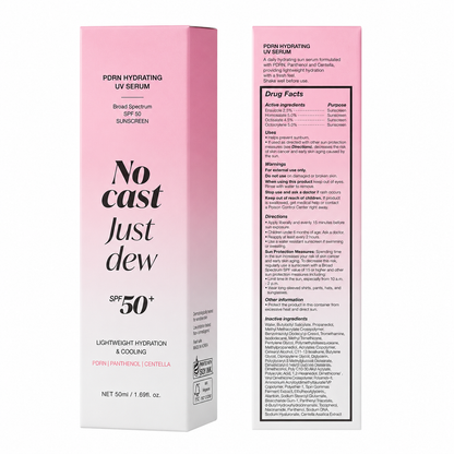Korean PDRN Dewy Sun Serum SPF 50 – Hydrating, Cooling & No White Cast